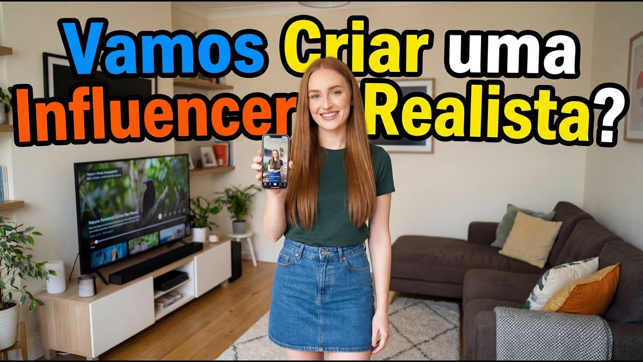 INFLUENCER DIGITAL REALISTA - COMO CRIAR DE GRAÇA - TUTORIAL COMPLETO