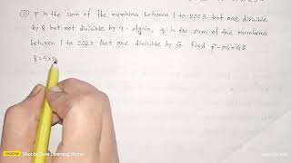 262.ii. Divisibility | BDMO - 2023 | Bangladesh Math Olympiad Question Solutions | 01612-011182 