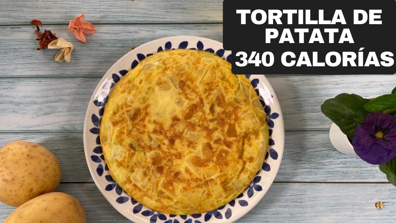 Tortilla De Patata Saludable solo 340 calorías YouTube Tortilla De Patata Saludable solo 340 calorías YouTube