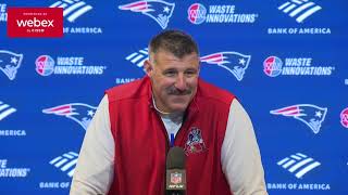 Mike Vrabel: "We are Doing a Lot of Good Things to Help us Win." | Patriots Press Conference