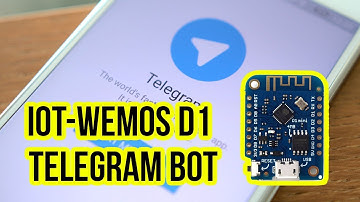 IOT wemos telegram bot, mengontrol lampu dengan telegram