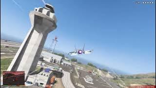 GTA 5 - Fighter Jets Air Combat Six Star Escape