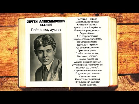 С.А. Есенин - Поёт зима, аукает | Поет зима аукает | Стихи слушать