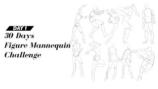 30 DAY's Figure Mannequin challenge - day 1