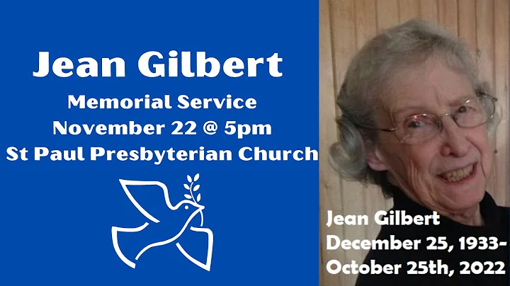 Jean Gilbert Memorial Service