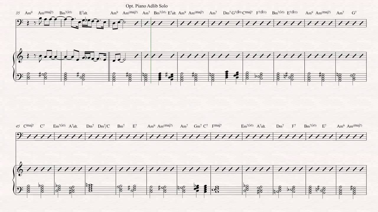 Almost Blue Chet Baker Chords