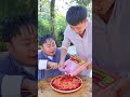 Has Songsong's level of spicy food actually improved? #mukbang #food #delicious #funny