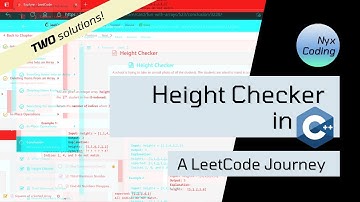 Height Checker in C++ - A LeetCode Journey