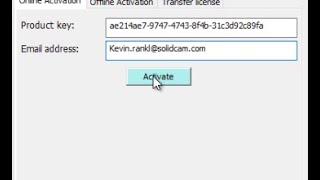 SolidCAM Software License - Product key Online Activation