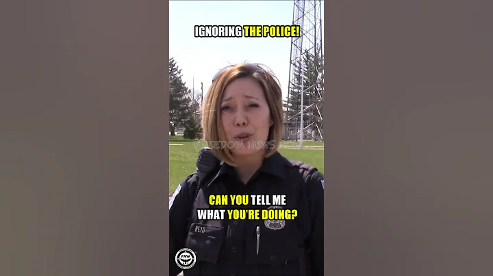 COPS GET SILENT TREATMENT!! #shorts