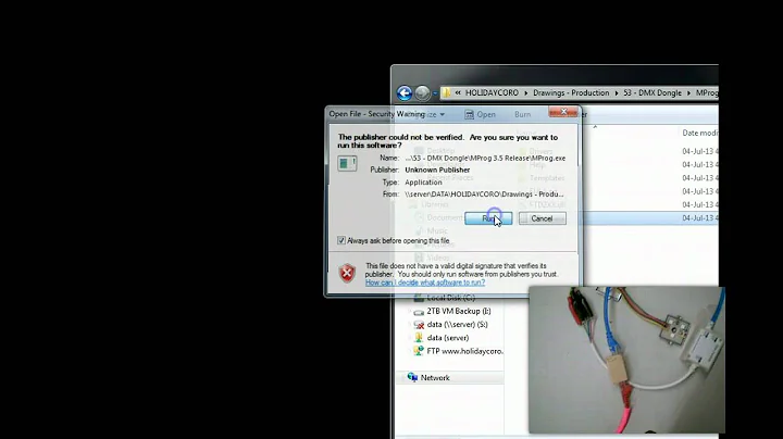 Configuring the HolidayCoro ActiDongle with Madrix