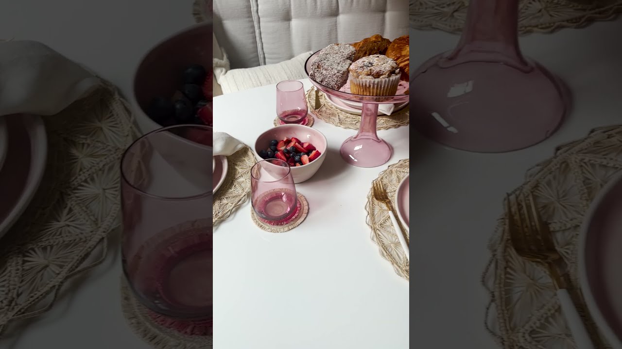 How To Style A Pink Brunch Tablescape | Ashley Stark Home