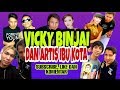 Vicky bersama artis ibu kota dan pejabat negara ri