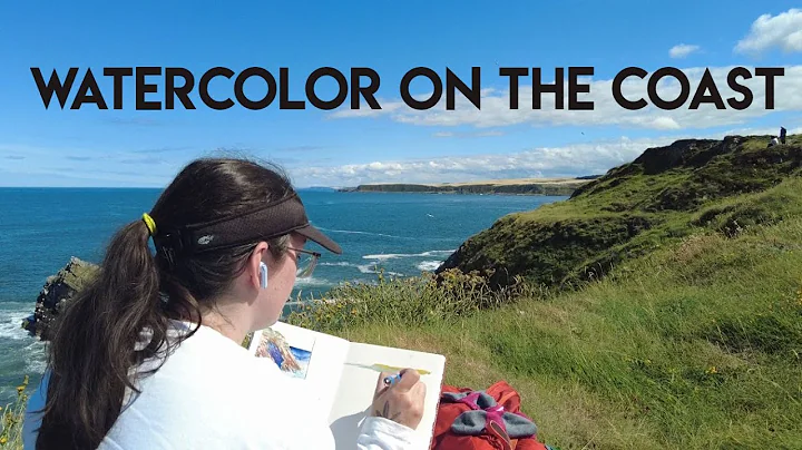 Watercolor plein air adventure on Scotland's coast...