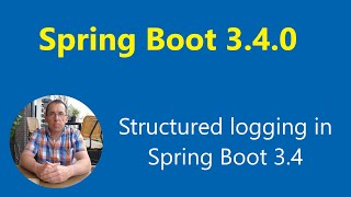 LIVE - Spring Boot Tutorial - Structured logging in Spring Boot 3.4.