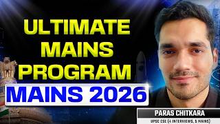 Ultimate Mains Program 2026 - Let's conquer Mains ! | One Stop Solution for UPSC Mains 2026