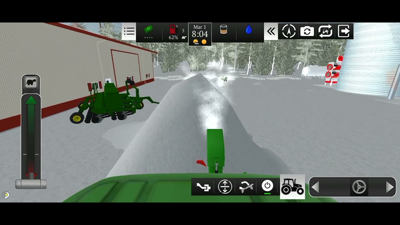 відгортали з другом сніг в Farming usa 2