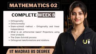 Complete Mathematics 02 Week 8 + Question Practice | IIT Madras BS Degree