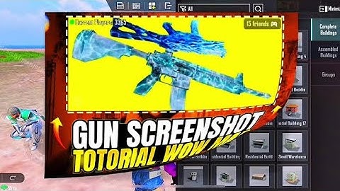 How To Click Gun Screenshot Wow Map | Gun Screenshot Wow Map | Wow Map Totorial | PUBGM  