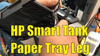 Fix HP Smart Tank 7301 Paper Tray Broken Leg & Paper Jam