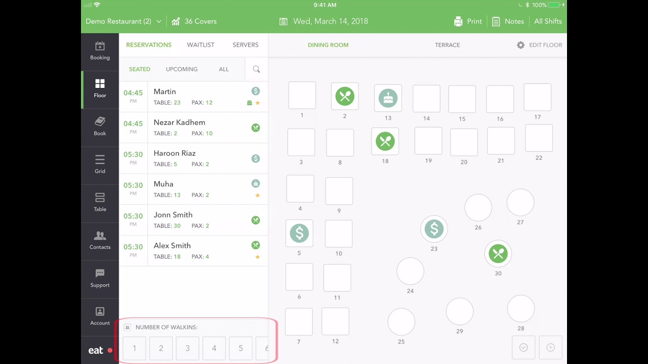 Managing Reservations With Floor View Restaurant Manager By Eat YouTube