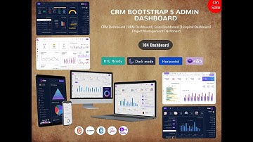 CRMi Admin - New CRM Dashboard With CRM Software Ui Framework