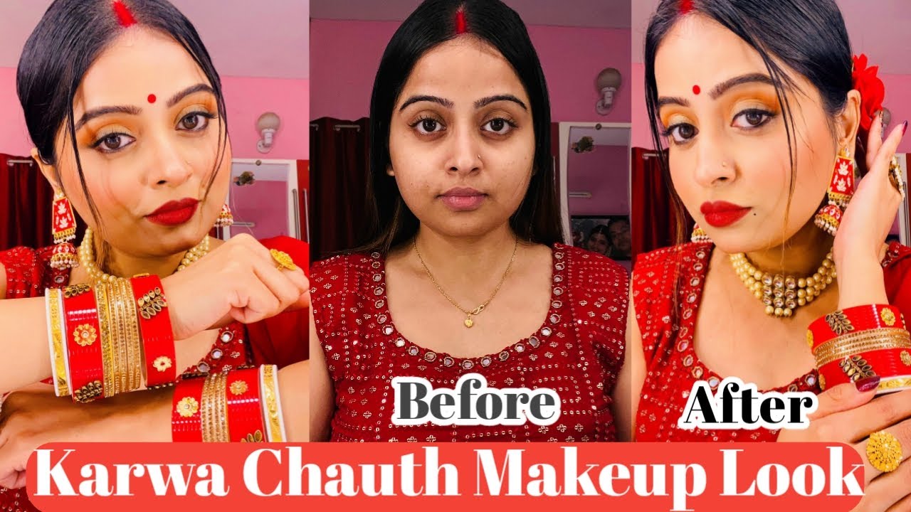 Karwa Chauth Special Makeup 2022 || simple makeup tutorial