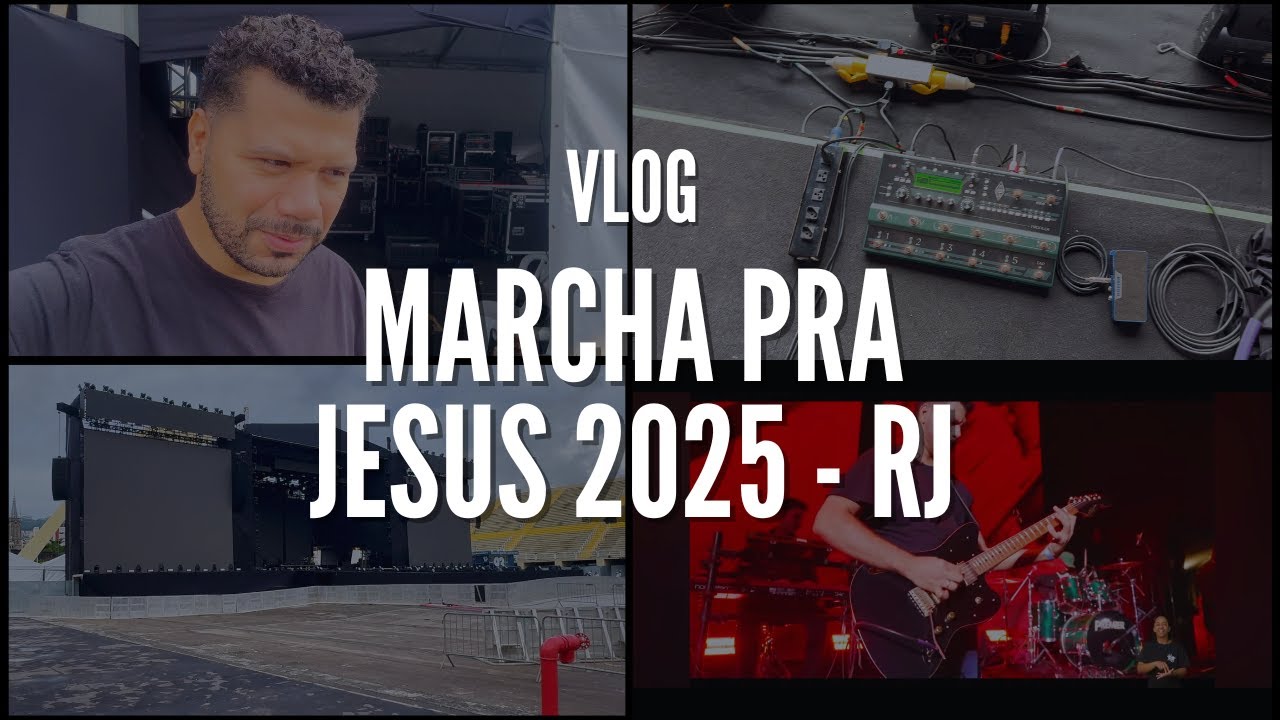 Vlog: Marcha pra Jesus 2025 RJ - Com Aline Barros e Pr Marcus Salles