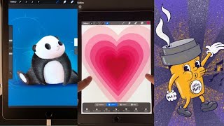 Amazing Procreate tiktok video compilation 2021 | best procreate videos in tiktok part 10