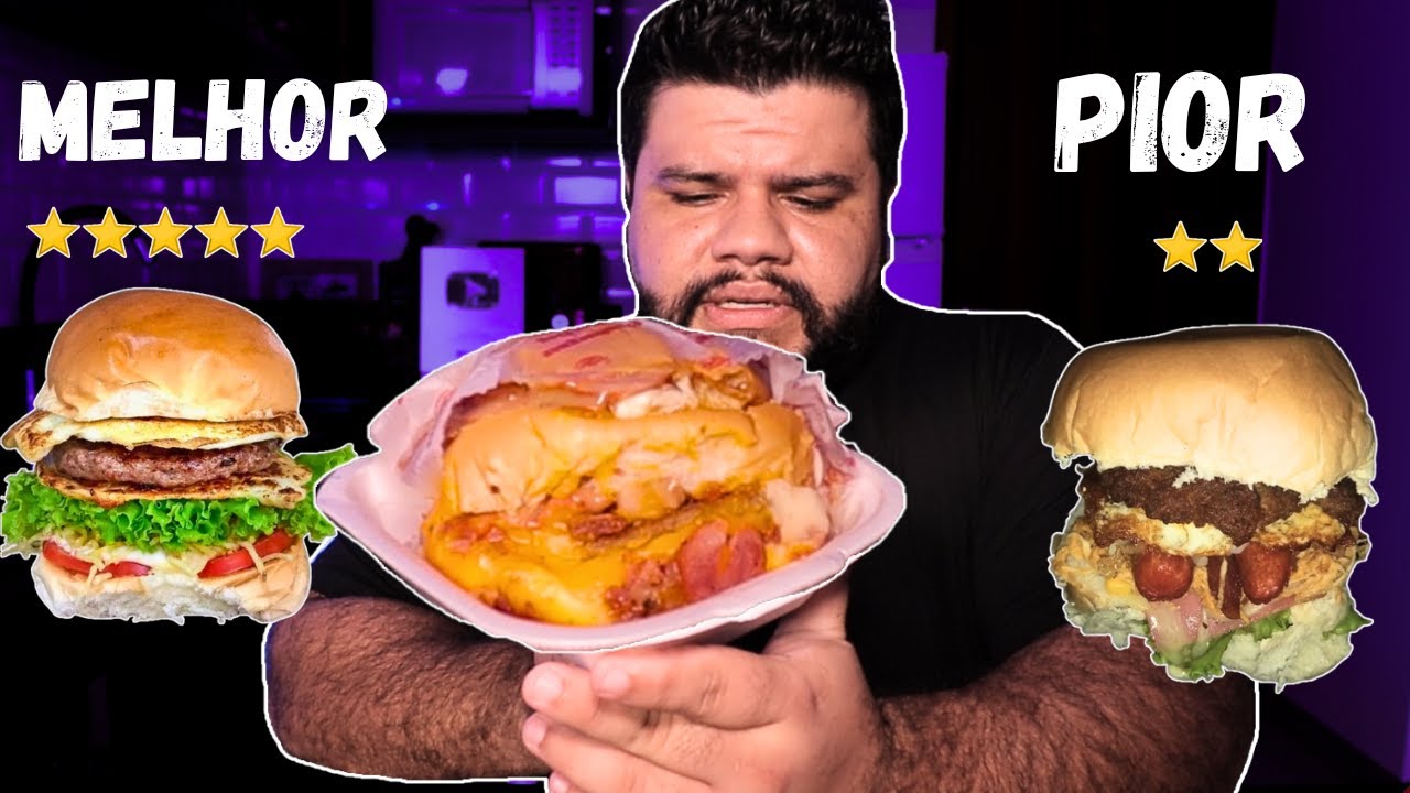 X-Tudo Melhor Avaliado vs X-Tudo Pior Avaliado