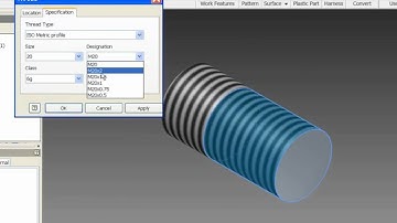 Как убрать обозначение крупного шага резьбы в Inventor