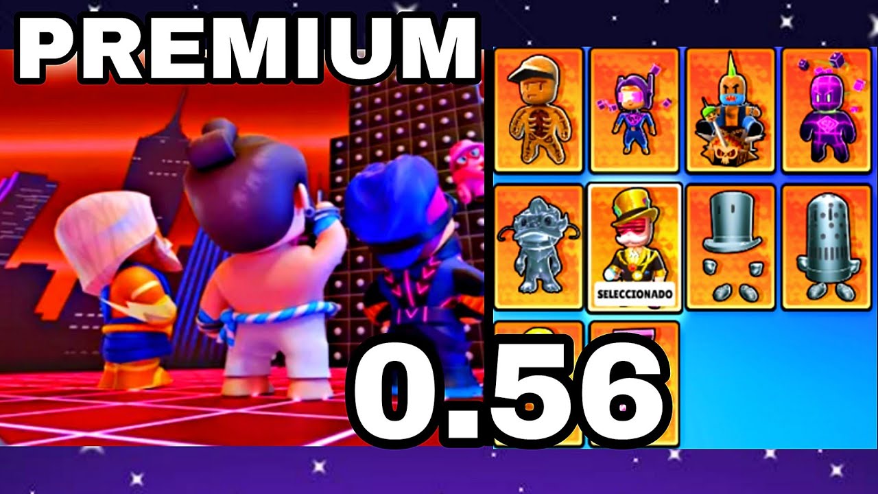 STUMBLE GUYS 0.56 versión original fecha oficial 📆 y nuevo mapa block dash premium