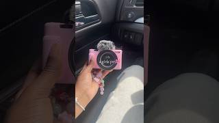 i love my cam!! #sony #pink #camera #vlogging #book #booktubetbr
