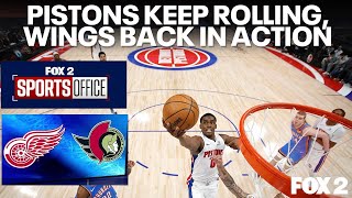 Pistons keep winning, Red Wings back in action
Pistons keep winning, Red Wings back in action Pistons keep winning, Red Wings back in action