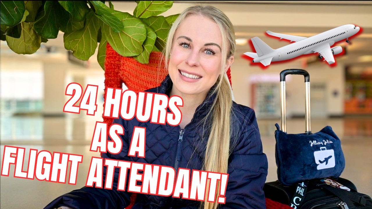 24 Hours in My Life As A Flight Attendant! ❤️👩🏼‍✈️✈️
