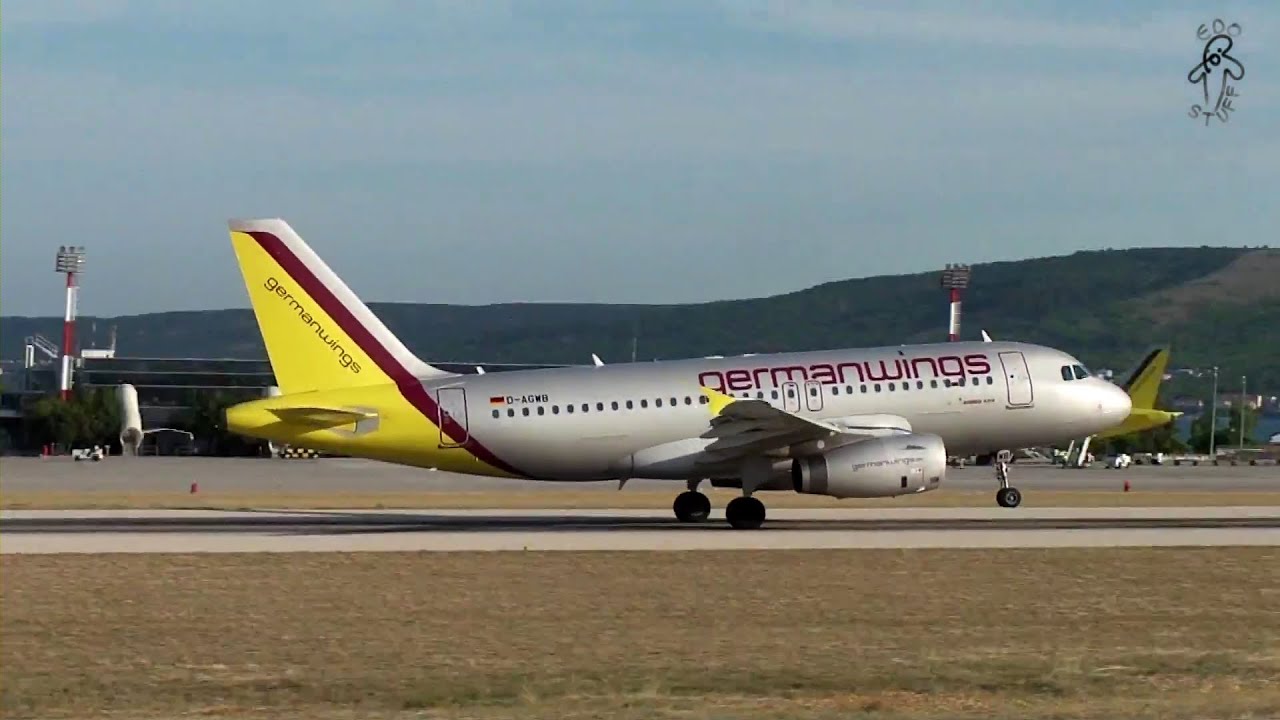 Germanwings - Airbus A319-132  D-AGWB - Takeoff from Split airport