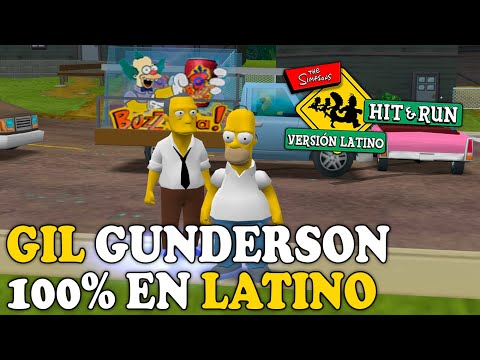 Simpsons Hit And Run Latino | Gil Gunderson 100% en Latino
