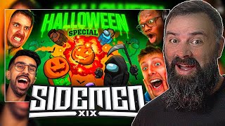 SIDEMEN AMONG US HALLOWEEN SPECIAL: DEAD PLAYERS STILL LOOK ALIVE (Reaction) | OrvieWoah Reacts