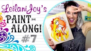 Leilani Joy's Paint Along #7: Sailor Venus in Progress!