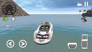 محاكي الشرطة النهرية - العاب قارب الشرطة - مغامرات متعة بالقيادة للاندرويد والايفون screenshot 4