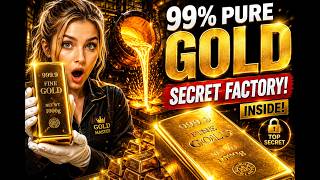 How 99% Pure Gold is Made - Inside Secret Gold Factory
