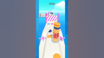 Pancake Run🥞🎂GameplayWalkthrough New Update Level-45 #shorts