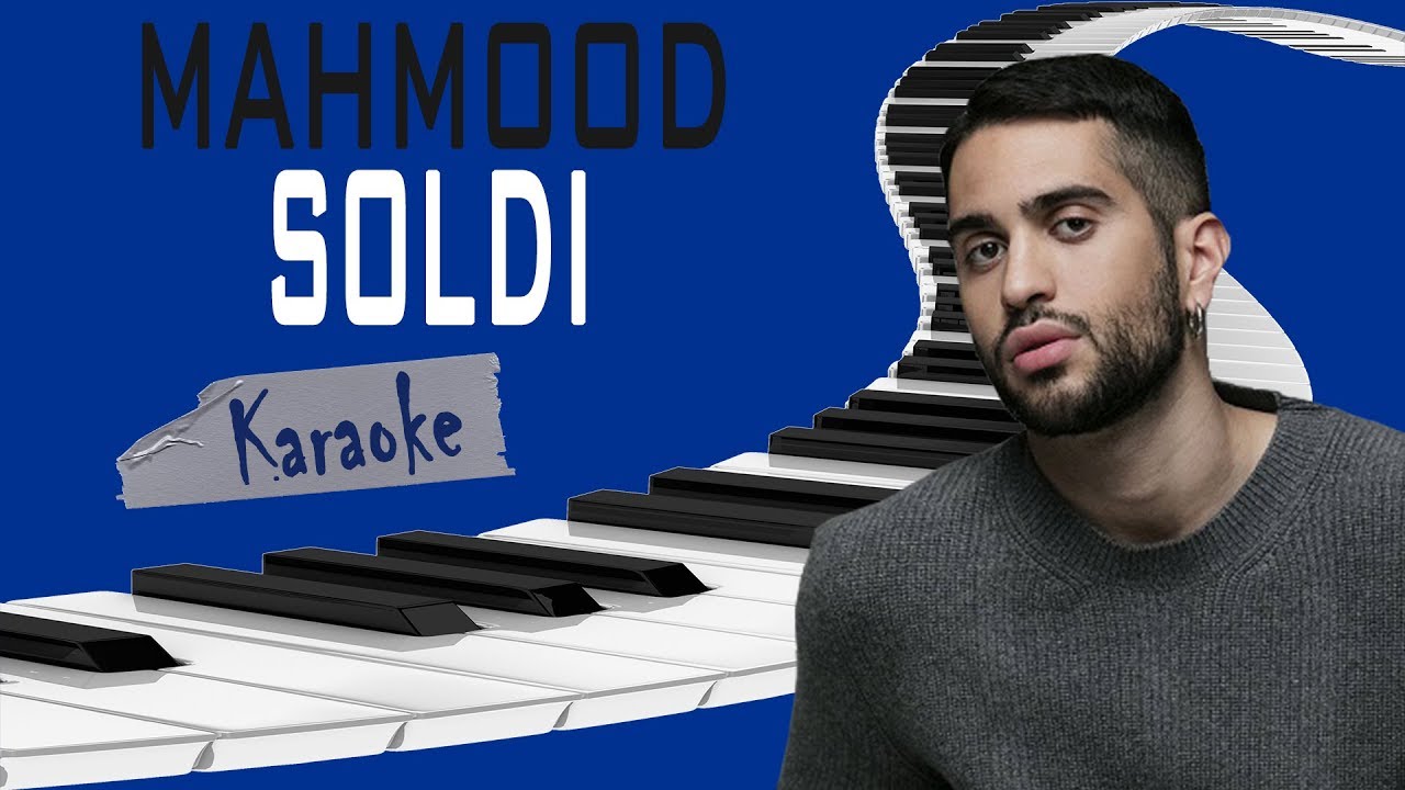 MAHMOOD - Soldi KARAOKE [ Eurovision 2019/Sanremo 2019 ] (Piano Instrumental)