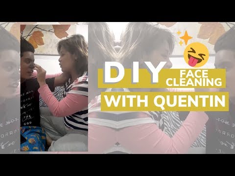 DIY face cleaning with Q | CANDY & QUENTIN | OUR SPECIAL LOVE