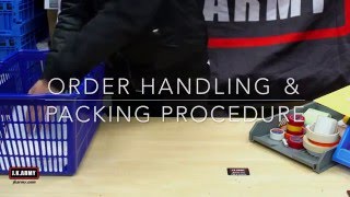 Order Handling & Packing Procedure - J.K.ARMY ( Normal Goods )