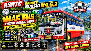 NEW KSRTC IMAC ASHOK LEYLAND BS6 🔥 REAL ENGINE SOUND MOD | BUSSID V4.5.2 | ALL MOD SUPPORT screenshot 5