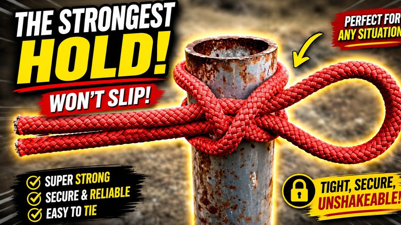 The Only Knot You Need for Camping & Life!!! | このシンプルな