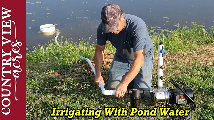 Building a Pond Irrigation Pump to water the garden and lower our water bill.