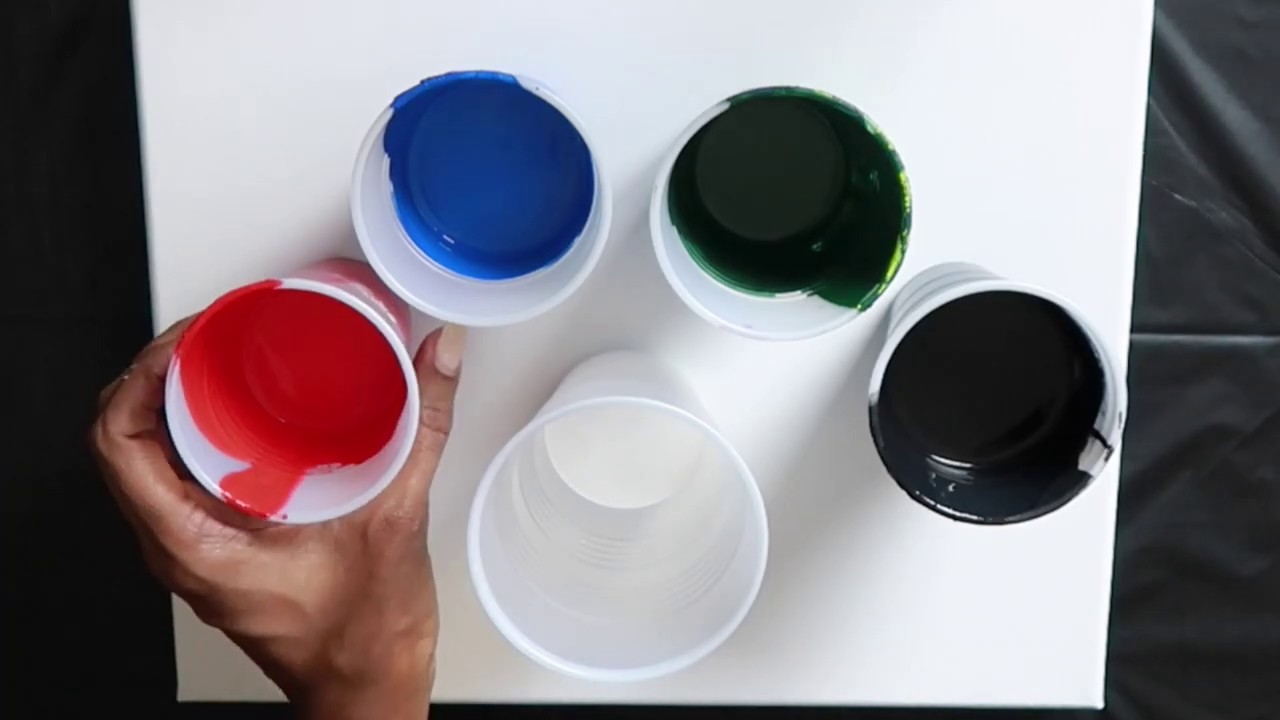 Acrylic Painting Dirty Pour Swirl Technique YouTube