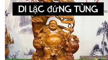 Tượng gỗ di lặc ngồi tùng hương - TƯỢNG GỖ NGUYỄN HỒNG 0987336318